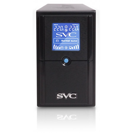 ИБП SVC V-800-L-LCD черный