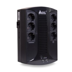 ИБП SVC U-850-L черный (С АККУМУЛЯТОРОМ)