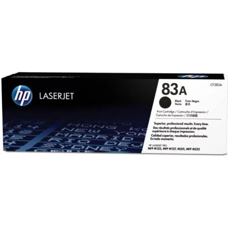 Тонер-картридж лазерный HP 83A (CF283A) черный
