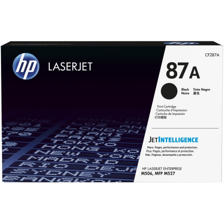 Тонер-картридж лазерный HP 87A (CF287A) черный (повышенная емкость)