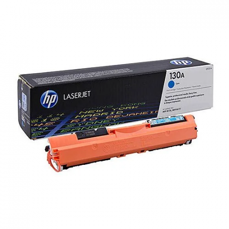 Тонер-картридж лазерный HP 130A (CF351A) голубой