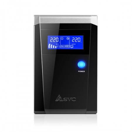 ИБП SVC V-800-F-LCD черный