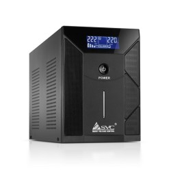 ИБП SVC V-2000-F-LCD черный (С АККУМУЛЯТОРОМ)