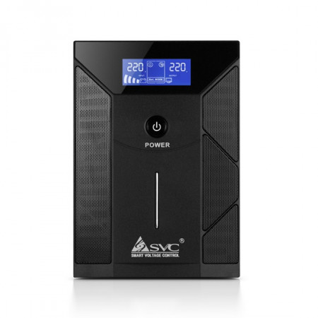 ИБП SVC V-2000-F-LCD черный