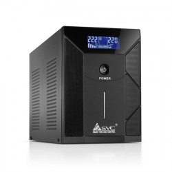 ИБП SVC V-3000-F-LCD черный (С АККУМУЛЯТОРОМ)