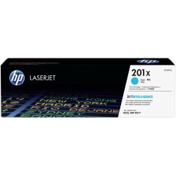 Тонер-картридж лазерный HP 201X (CF401X) голубой (повышенная емкость) (с чипом)