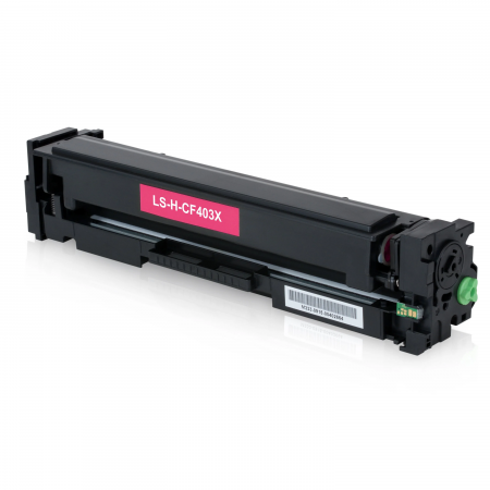 Тонер-картридж лазерный HP 201X (CF403X) пурпурный (повышенная емкость)