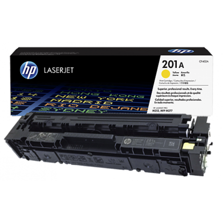 Тонер-картридж лазерный HP 201A (CF402A) желтый (с чипом)