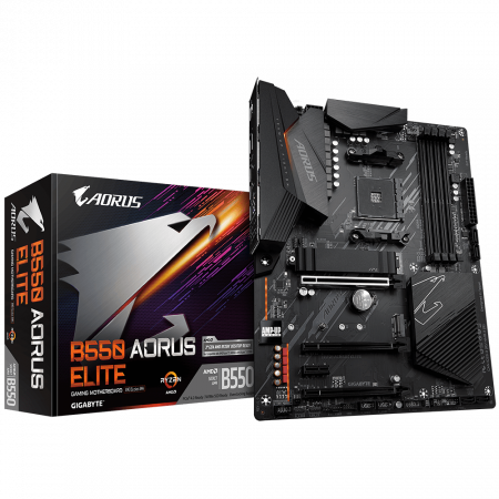 Материнская плата GIGABYTE B550 AORUS ELITE V2 черный