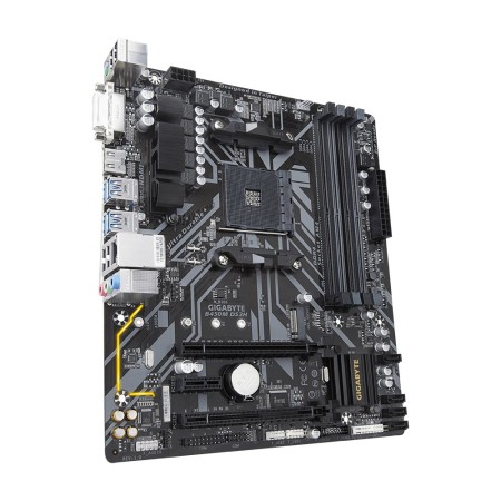 Материнская плата GIGABYTE B450M DS3H черный