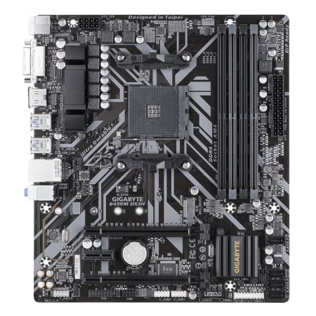 Материнская плата GIGABYTE B450M DS3H черный