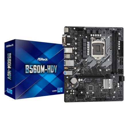 Материнская плата ASRock B560M-HDV черный
