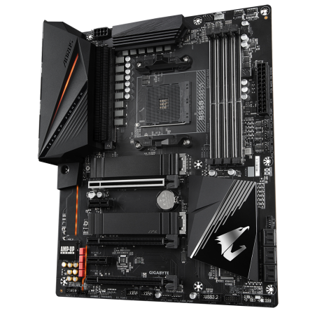 Материнская плата GIGABYTE B550 AORUS PRO AC черный