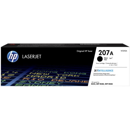 Тонер-картридж лазерный HP 207A (W2210A) черный (с чипом)
