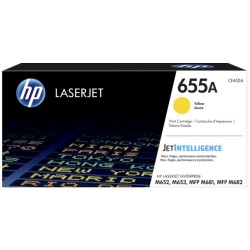 Тонер-картридж лазерный HP 655A (CF452A) желтый (с чипом)