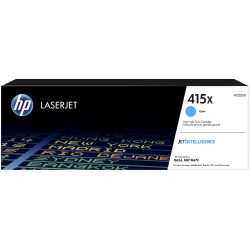 Тонер-картридж лазерный HP 415X (W2031X) голубой (повышенная емкость) (с чипом)