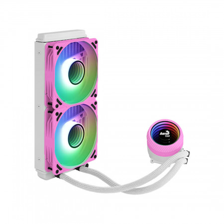 Система водяного охлаждения Aerocool Mirage L240 PK (ACLA-MR24137.71) белый
