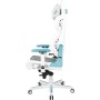 Кресло игровое DX Racer AIR/R1S/WQ (AIR-R1S-WQ.G-B3) бело-серый