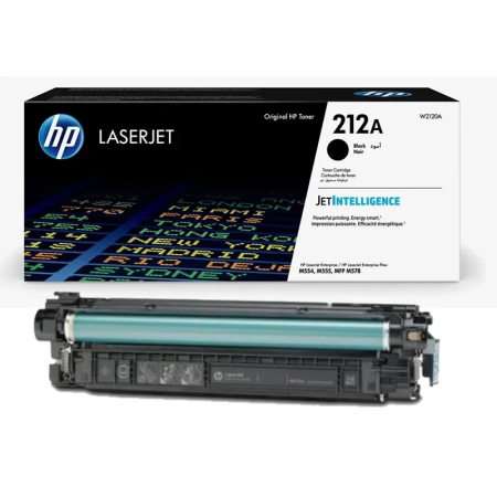Картридж лазерный HP 212A (W2120A) черный (повышенная емкость) (с чипом)