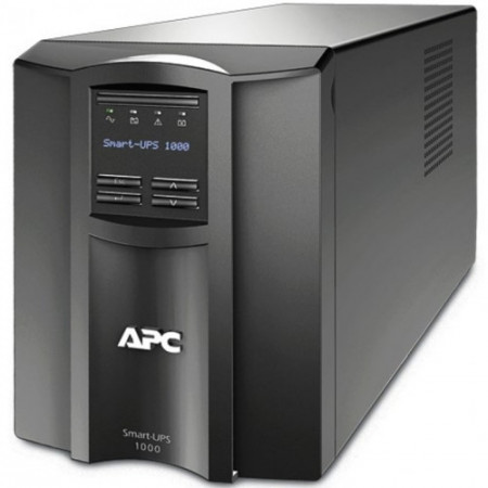 ИБП APC Smart-UPS 1000VA LCD (SMT1000I) черный (С АККУМУЛЯТОРОМ)
