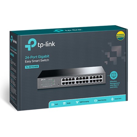 Коммутатор TP-Link TL-SG1024DE черный