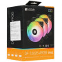 Комплект вентиляторов ID-COOLING RGB Series (DF-12025-ARGB TRIO) 3 шт черный