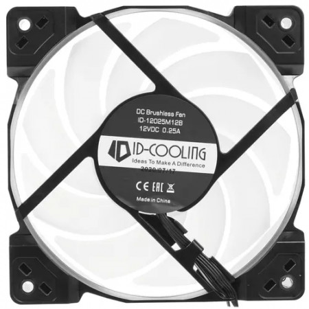 Комплект вентиляторов ID-COOLING RGB Series (DF-12025-ARGB TRIO) 3 шт черный