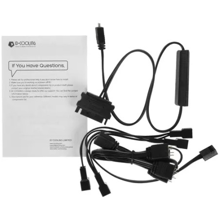 Комплект вентиляторов ID-COOLING ARGB Series (TF-12025-ARGB-TRIO) 3 шт черный