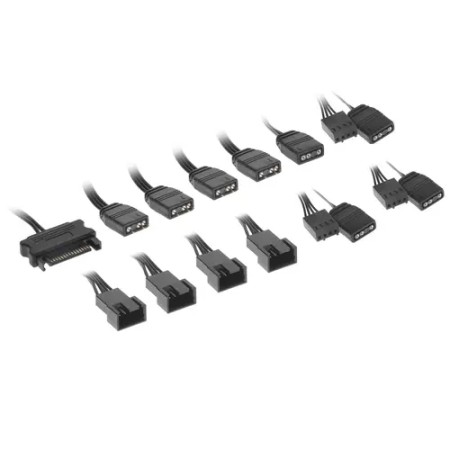 Комплект вентиляторов ID-COOLING XF Series (XF-12025-ARGB-TRIO) черный