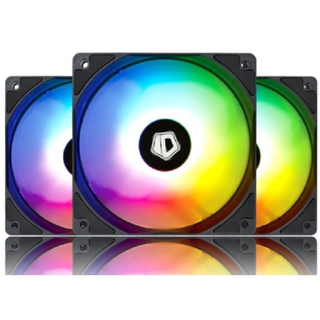 Комплект вентиляторов ID-COOLING XF Series (XF-12025-ARGB-TRIO) черный
