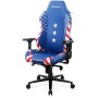 Кресло игровое DX Racer CRA/002/BW/America Edition/CRAH009B (CRA-002-BW-H1-C8) синий