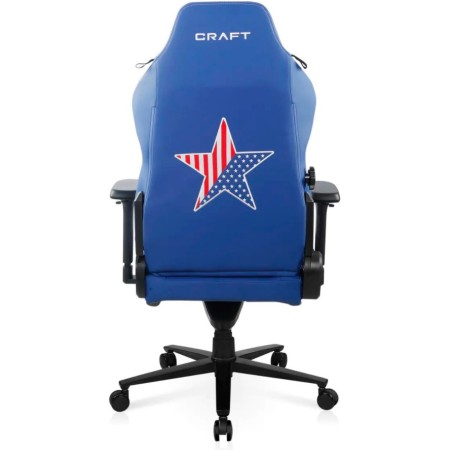 Кресло игровое DX Racer CRA/002/BW/America Edition/CRAH009B (CRA-002-BW-H1-C8) синий