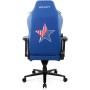 Кресло игровое DX Racer CRA/002/BW/America Edition/CRAH009B (CRA-002-BW-H1-C8) синий