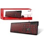 Клавиатура проводная Genius SlimStar 260 (31310013408) Красный