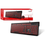 Клавиатура проводная Genius SlimStar 260 (31310013408) Красный