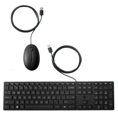 Клавиатура + мышь проводная HP 320MK (9SR36AA) черный