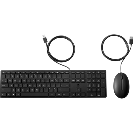 Клавиатура + мышь проводная HP 320MK (9SR36AA) черный