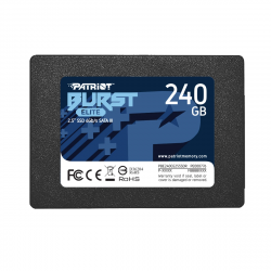 240 ГБ SSD диск Patriot Burst Elite (PBE240GS25SSDR) черный