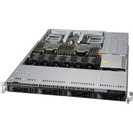 Серверная платформа Supermicro CloudDC SuperServer 610C-TR (SYS-610C-TR) серебристый