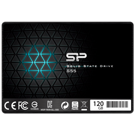 120 ГБ SSD диск Silicon Power S55 (SP120GBSS3S55S25) черный