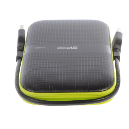 1 ТБ Внешний жесткий диск Silicon Power A60 (SP010TBPHDA60S3K) черный/зеленый