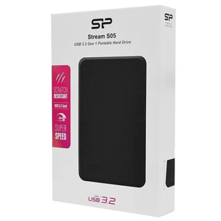 2 ТБ Внешний жесткий диск Silicon Power S05 (SP020TBPHD05SS3K) черный