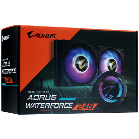 Система водяного охлаждения Gigabyte GP-AORUS WATERFORCE 240 черный