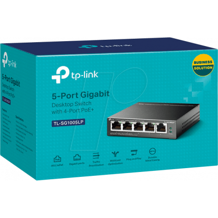 Коммутатор TP-Link TL-SG1005LP черный