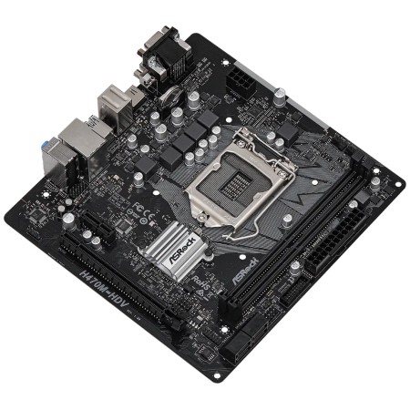 Материнская плата ASRock H470M-HDV черный