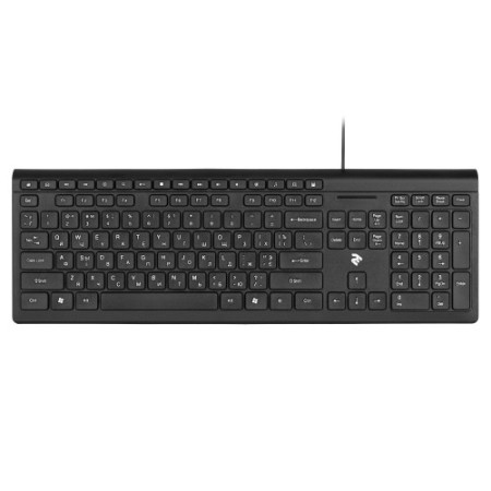 Клавиатура проводная 2E KM1020 (2E-KM1020UB) черный