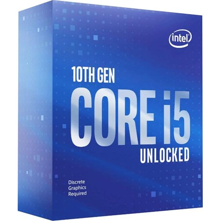 Процессор Intel Core i5-10600KF BOX без кулера (BX8070110600KF) серый