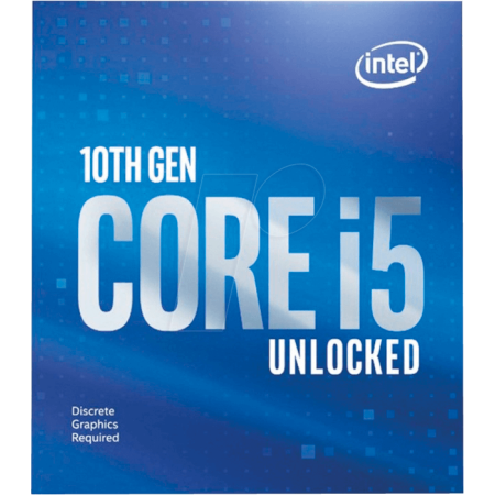 Процессор Intel Core i5-10600KF BOX без кулера (BX8070110600KF) серый