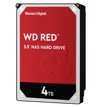 4 ТБ Жесткий диск Western Digital Red IntelliPower (WD40EFAX) красный