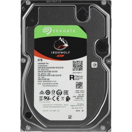6 ТБ Жесткий диск Seagate IronWolf Pro (ST6000NE000) черный
